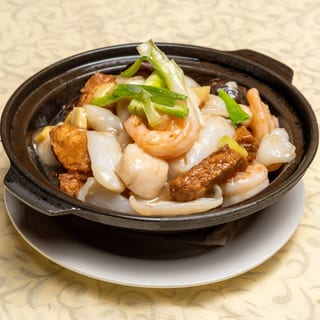 大干海鮮煲 [Spicy Seafood Tofu Clay Pot]